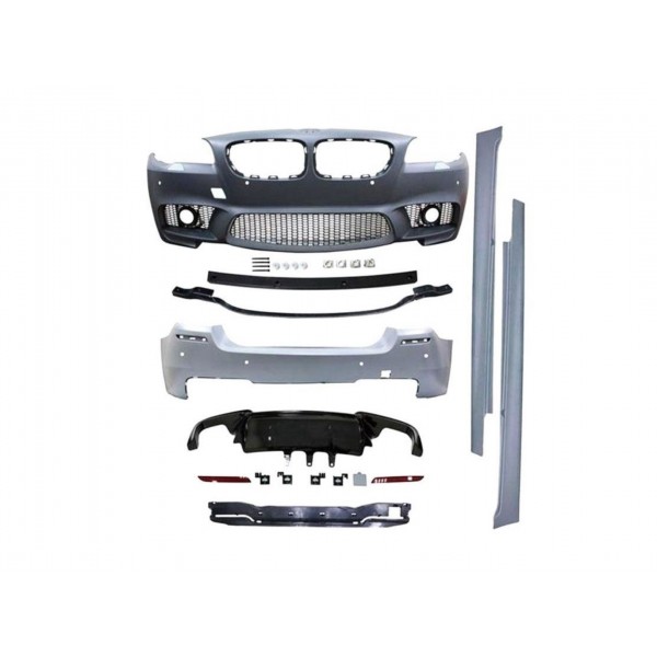 5 SERISI F10 2010-2017 İÇİN UYUMLU M5 GÖRÜNÜM BODY KIT SIS YUVALI