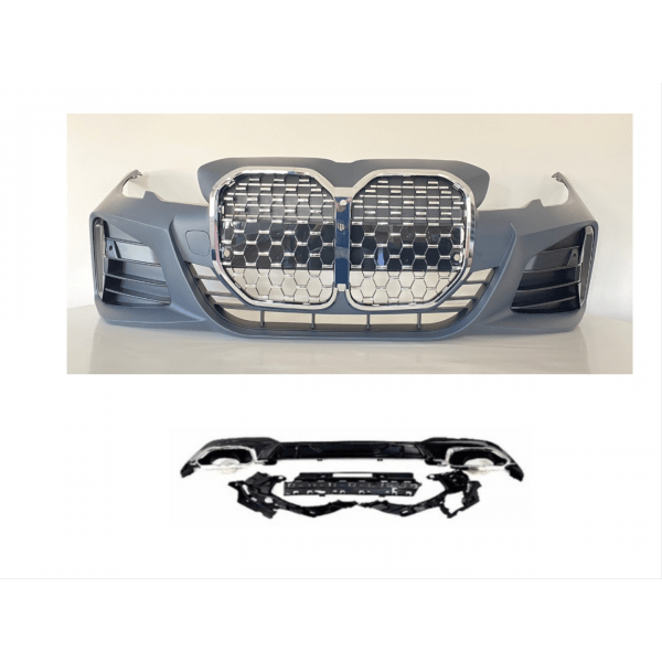 3 SERISI G20 IÇIN UYUMLU G22 DÖNÜSÜM BODY KIT (KROM CERCEVELI)