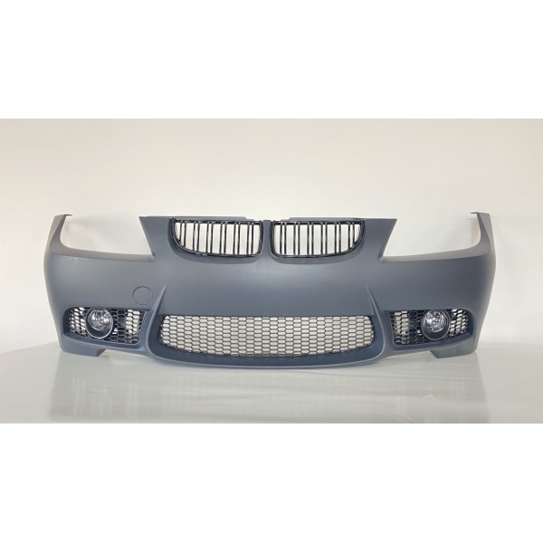 3 SERISI E90 2005-2008 IÇIN UYUMLU M3 GÖRÜNÜM ÖN TAMPON + PANJUR (SIS LAMBALARI DAHIL)