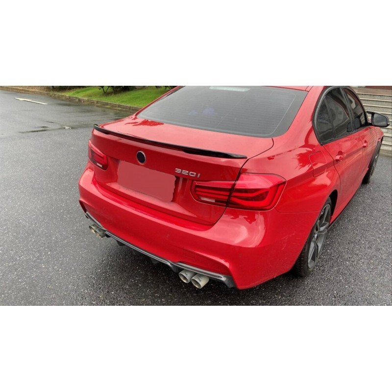 3 SERISI F30 2012-2018 IÇIN UYUMLU   MT HYBRID SPOILER PIANO BLACK