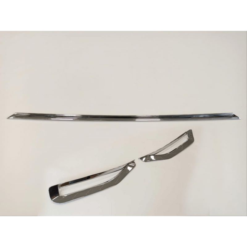 COROLLA 2019+ IÇIN UYUMLU ARKA SIS TAMPON ALT NİKELAJI VE SİS KAŞI 