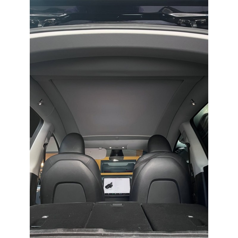 TESLA MODEL Y JUNİPER İÇİN UYUMLU ELEKTRİKLİ TAVAN PERDESİ