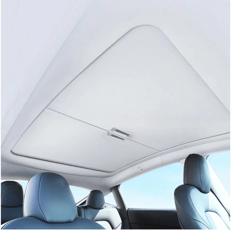 TESLA MODEL Y JUNİPER İÇİN UYUMLU ELEKTRİKSİZ MANUEL TAVAN PERDESİ