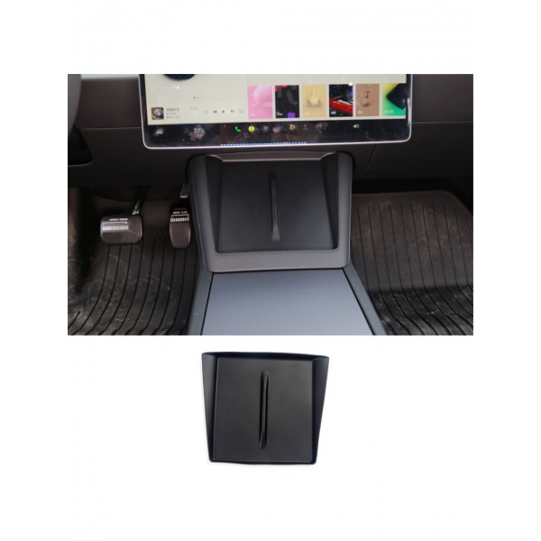 TESLA MODEL Y İÇİN UYUMLU KABLOSUZ SARJ BÖLMESİ KAYDIRMAZ SLİKON KAPLAMA