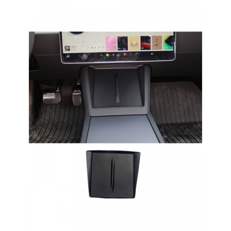 TESLA MODEL Y İÇİN UYUMLU KABLOSUZ SARJ BÖLMESİ KAYDIRMAZ SLİKON KAPLAMA